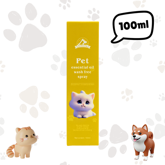 Pet Hair Essential Oil Wash-Free Spray